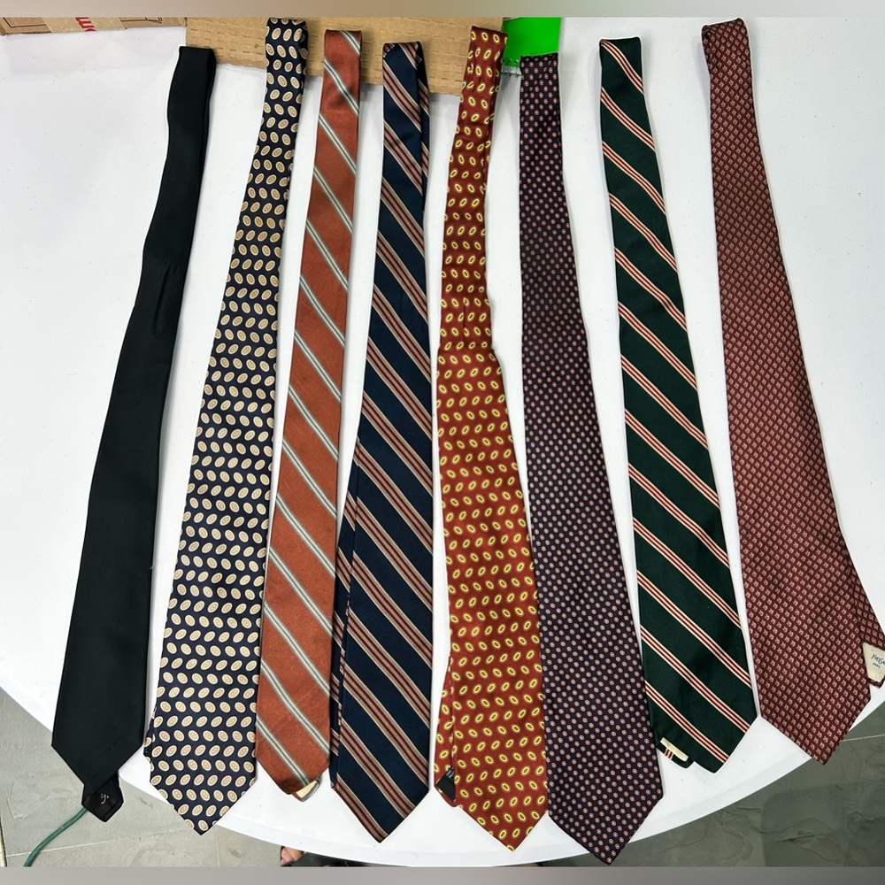 Lot of 8 designer ties